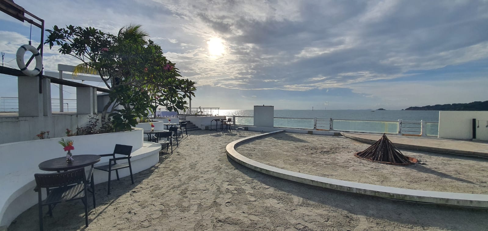 Beach Club, for casual and relaxing event setting