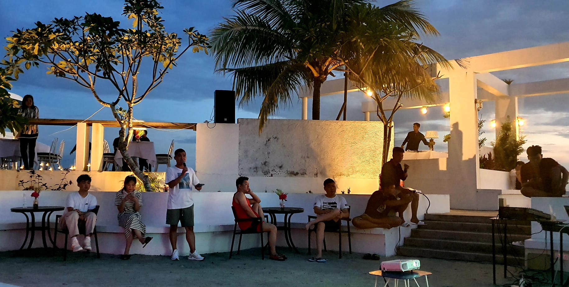 Group event at Beach Club