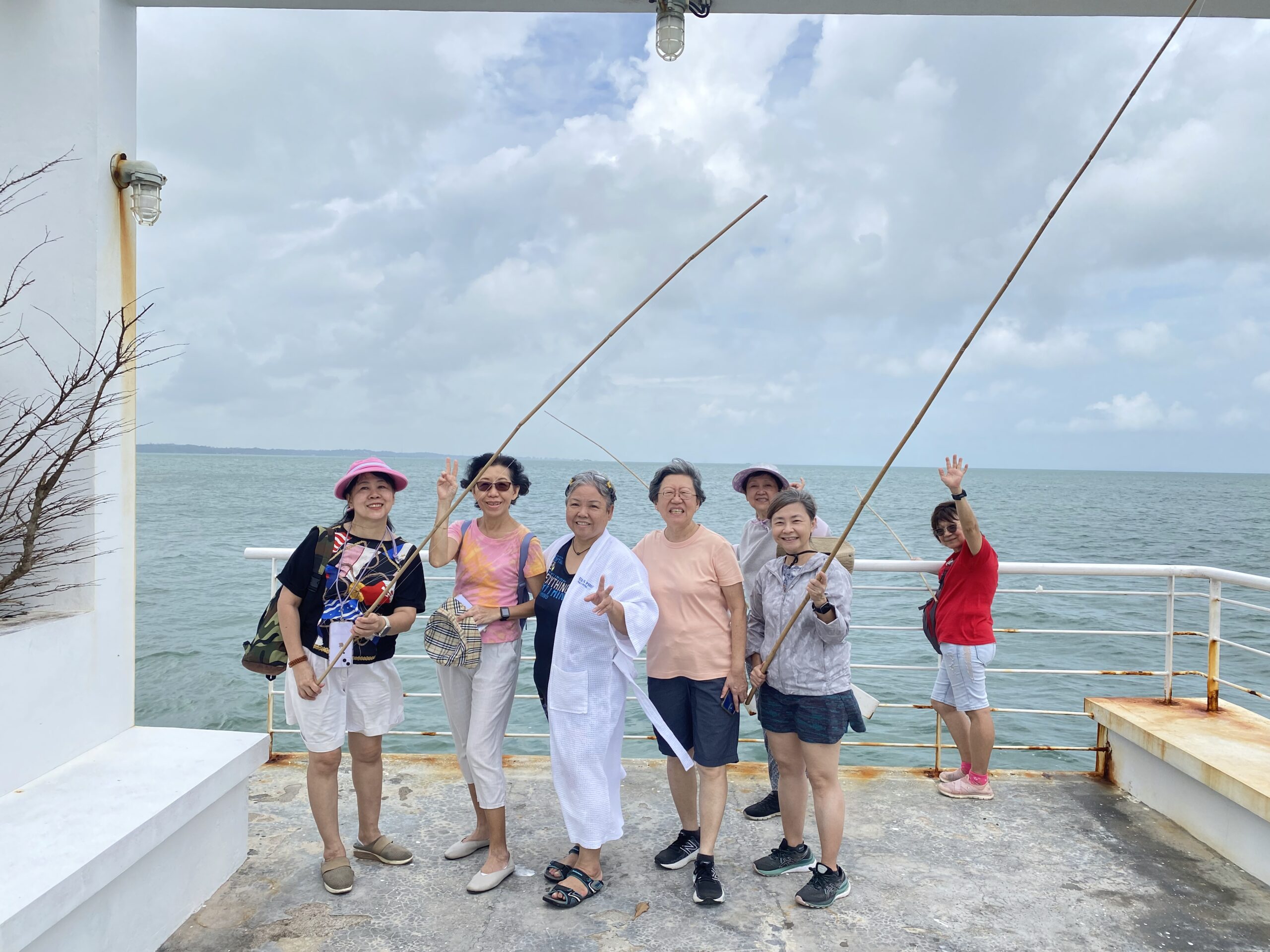 Group fishing time never get bored