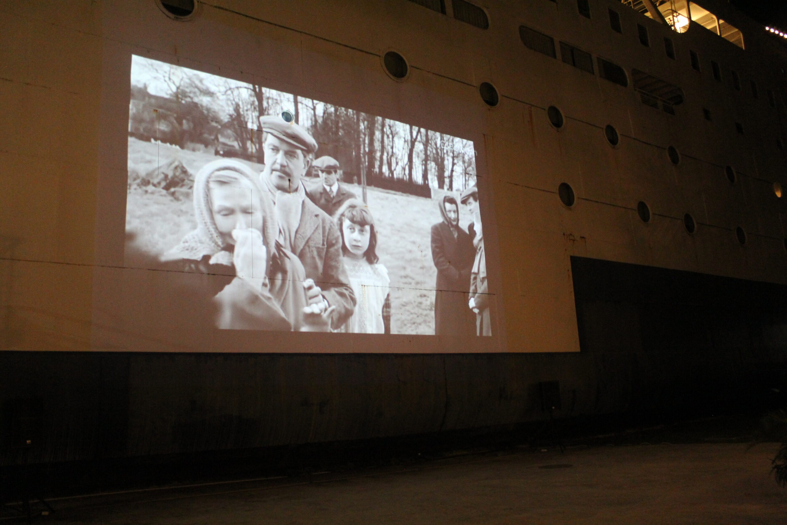 Imagine when the wall of the Ship is your large movie screen