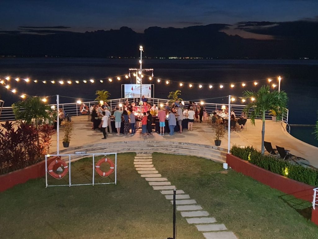 Spacious Concert Deck for gala dinner
