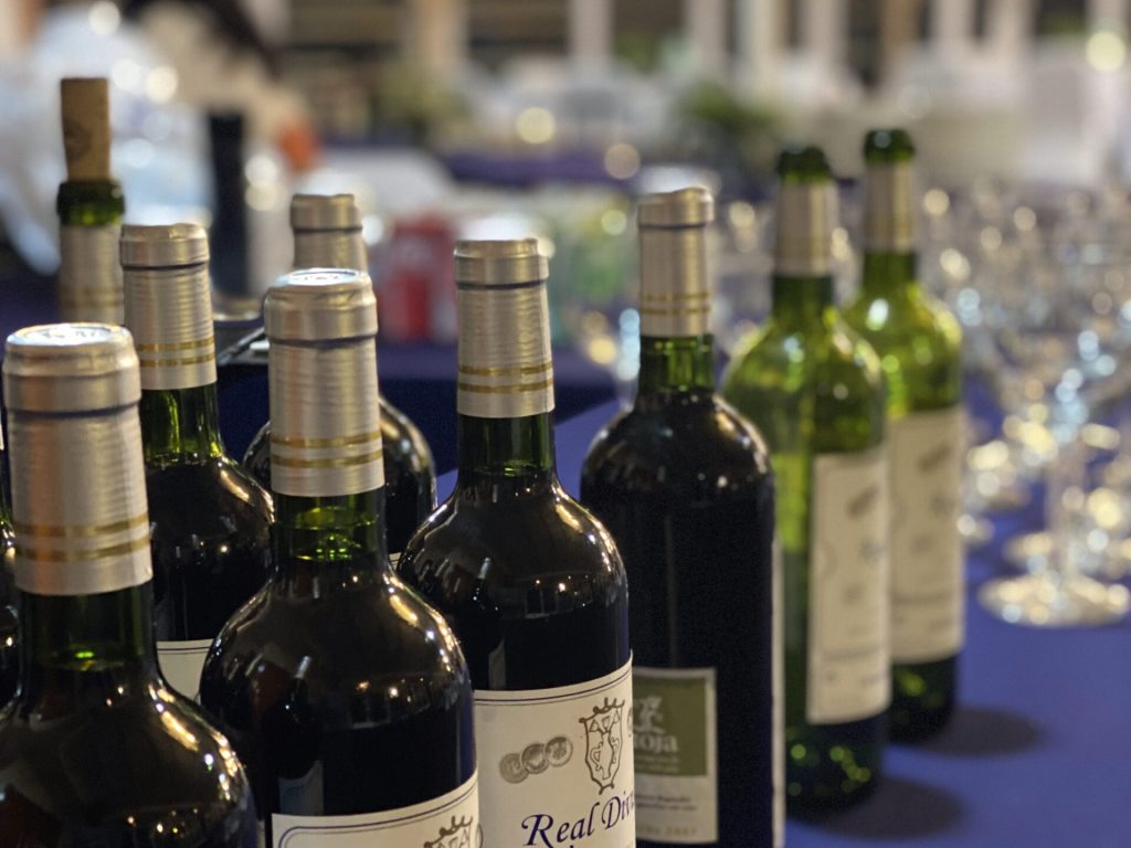 Wine selection for private group events